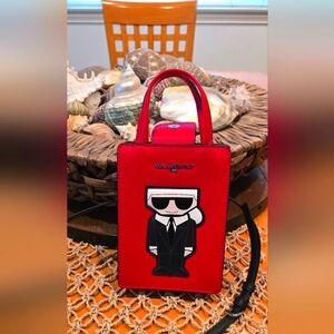 LIKE NEW KARL LAGERFELD PARIS MAYBELLE CROSSBODY BAG